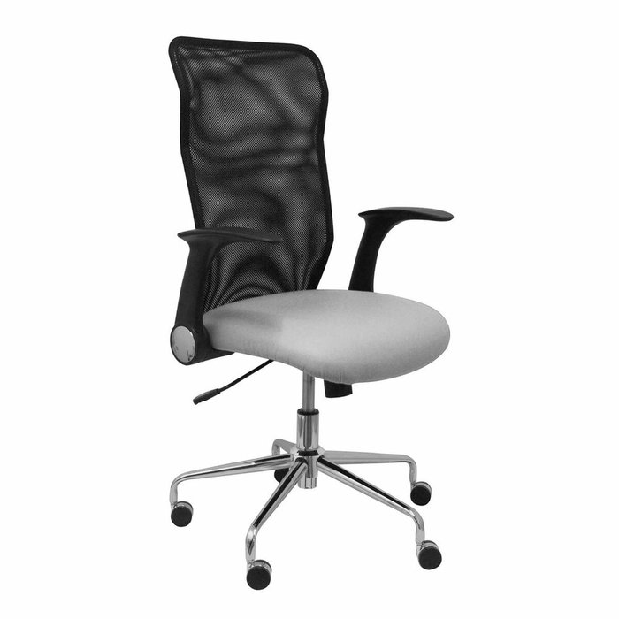 PIQUERAS Y CRESPO Chaise de bureau Minaya gris clair, mécanisme d'inclinaison
