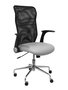 PIQUERAS Y CRESPO Chaise de bureau Minaya gris clair, mécanisme d'inclinaison