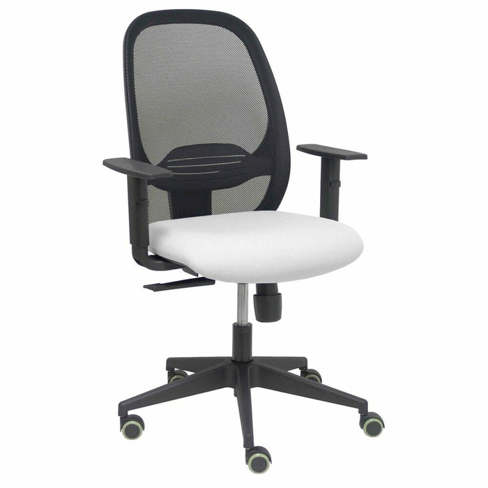 PIQUERAS Y CRESPO Chaise de Bureau Cilanco Synchro Blanc et Noir