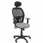 Piqueras y Crespo Chaise de bureau Alocén avec mécanisme Synchro, Gris clair et Noir