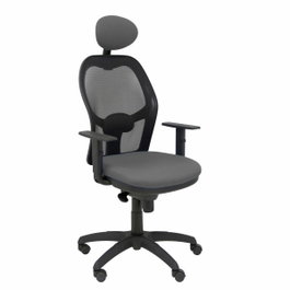 Piqueras y Crespo Chaise de Bureau Jorquera avec Appui-tête et Mécanisme Synchrone Noir