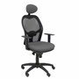 Piqueras y Crespo Chaise de Bureau Jorquera avec Appui-tête et Mécanisme Synchrone Noir