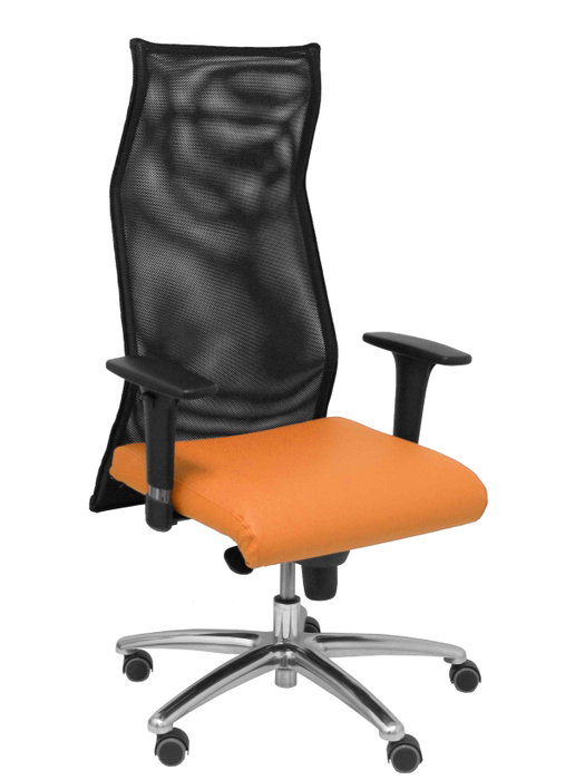 Piqueras y Crespo Chaise de Bureau Albacete Orange et Noir