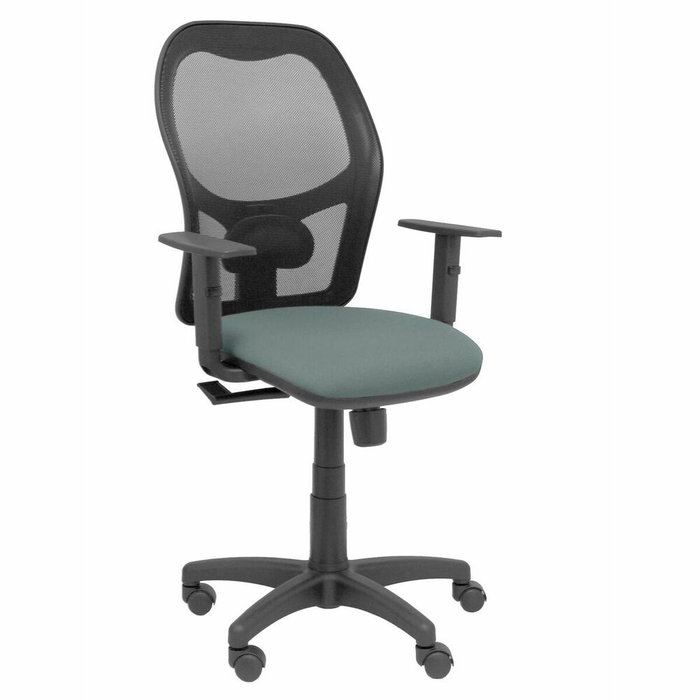 PIQUERAS Y CRESPO Chaise de bureau Alocén Synchro Gris Maille Noir