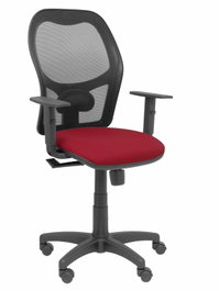 PIQUERAS Y CRESPO Chaise de Bureau Alocén Synchro Bordeaux avec Accoudoirs 1D