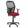 PIQUERAS Y CRESPO Chaise de Bureau Alocén Synchro Bordeaux avec Accoudoirs 1D