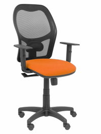 PIQUERAS Y CRESPO Chaise de Bureau Alocén Synchro Orange clair avec accoudoirs 1D