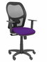 PIQUERAS Y CRESPO Chaise de bureau Alocén Synchro Violet avec accoudoirs 1D
