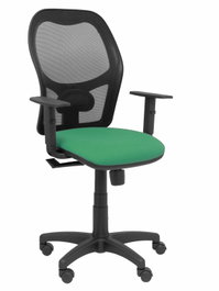 PIQUERAS Y CRESPO Chaise de bureau Alocén Synchro Vert émeraude avec accoudoirs 1D