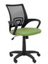 PIQUERAS Y CRESPO Chaise de bureau Vianos Vert olive avec accoudoirs fixes