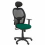 Piqueras y Crespo Chaise de bureau Alocén, Vert bouteille et Noir