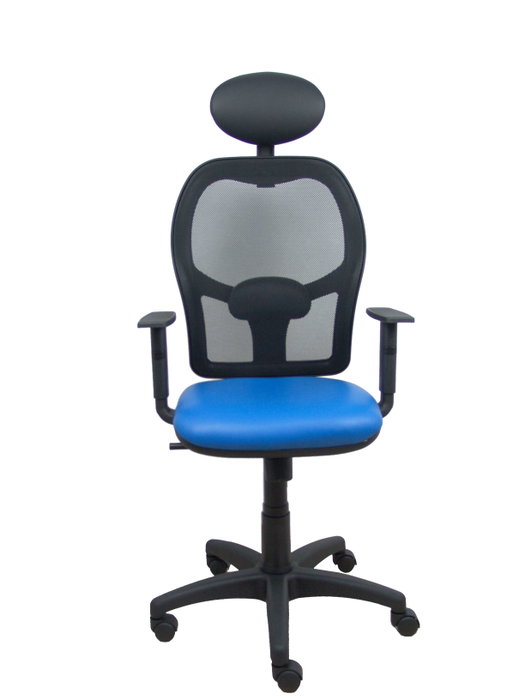 Piqueras y Crespo Chaise de Bureau Alocén Bleu et Noir