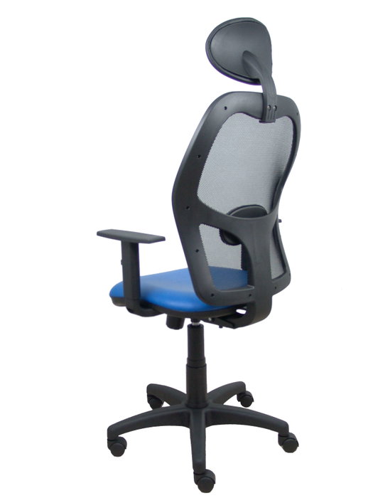 Piqueras y Crespo Chaise de Bureau Alocén Bleu et Noir