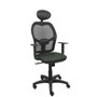 Piqueras y Crespo Chaise de Bureau Alocén Gris Foncé et Noir