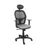 Piqueras y Crespo Chaise de Bureau Alocén avec Appui-tête, Gris et Noir