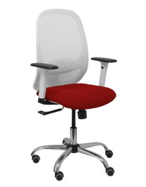 PIQUERAS Y CRESPO Chaise Cilanco Synchro Bordeaux et Blanc