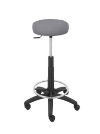 PIQUERAS Y CRESPO Tabouret Tolosa Pivotant Maille Gris