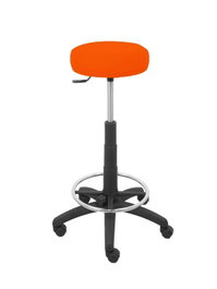 PIQUERAS Y CRESPO Tabouret Tolosa Pivotant Maille Orange foncé