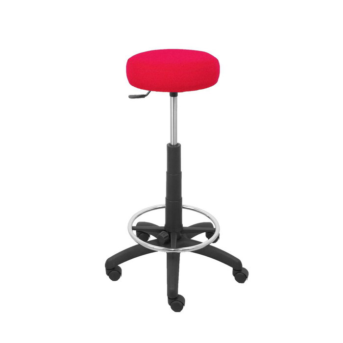 Tabouret Tolosa Pivotant Tissu Non applicable Maille Rouge Structure polyamide noire Sans accoudoirs Sans appui-tête Roulettes en nylon 50 mm Tabouret Tolosa Pivotant Tissu Non applicable Maille Rouge Structure polyamide noire Sans accoudoirs Sans appui-tête Roulettes en nylon 50 mm
