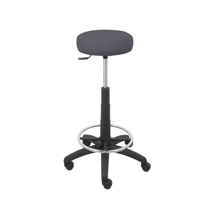 Tabouret Tolosa Pivotant Tissu Non applicable Maille Gris foncé Structure polyamide noire Sans accoudoirs Sans appui-tête Roulettes en nylon 50 mm Tabouret Tolosa Pivotant Tissu Non applicable Maille Gris foncé Structure polyamide noire Sans accoudoirs Sans appui-tête Roulettes en nylon 50 mm