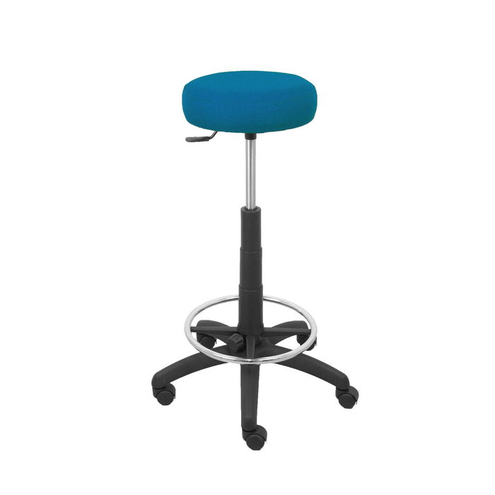 PIQUERAS Y CRESPO Tabouret Tolosa Pivotant Maille Vert pétrole