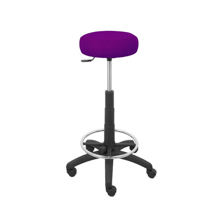 Tabouret Tolosa Pivotant Tissu Non applicable Maille Pourpre Structure polyamide noire Sans accoudoirs Sans appui-tête Roulettes en nylon 50 mm Tabouret Tolosa Pivotant Tissu Non applicable Maille Pourpre Structure polyamide noire Sans accoudoirs Sans appui-tête Roulettes en nylon 50 mm