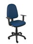 PIQUERAS Y CRESPO Chaise de bureau Aýna, Bleu marine