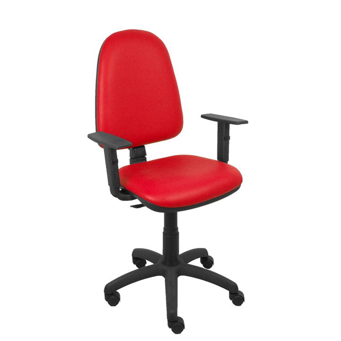 PIQUERAS Y CRESPO Chaise de bureau Aýna rouge avec mécanisme Contact permanent
