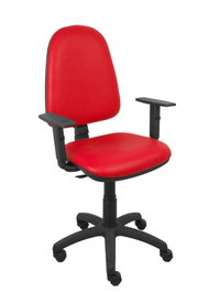 PIQUERAS Y CRESPO Chaise de bureau Aýna rouge avec mécanisme Contact permanent