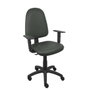 PIQUERAS Y CRESPO Chaise de bureau Aýna, Simili cuir gris foncé