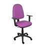 PIQUERAS Y CRESPO Chaise de bureau Aýna, Simili cuir violet