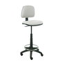 Tabouret Piqueras y Crespo CPB40RN Gris clair PVC