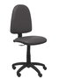 PIQUERAS Y CRESPO Chaise de bureau Aýna, simili cuir gris foncé, sans accoudoirs