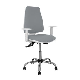 PIQUERAS Y CRESPO Chaise de bureau Elche, Gris, mécanisme Asincro
