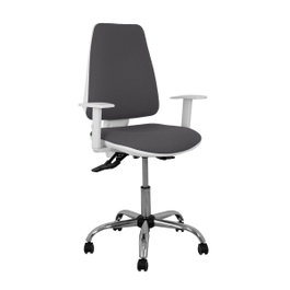 PIQUERAS Y CRESPO Chaise de bureau Elche, Gris foncé, Mécanisme Asincro