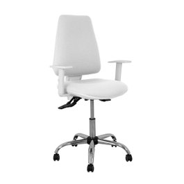 PIQUERAS Y CRESPO Chaise de bureau Elche blanche avec mécanisme asynchrone
