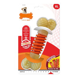 Jouet pour chien Nylabone Extreme Chew Pro Action Blanc Rouge Bacon L