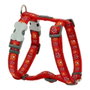 Red Dingo Harnais pour Chien Style Rouge Empreinte des animaux 46-76 cm