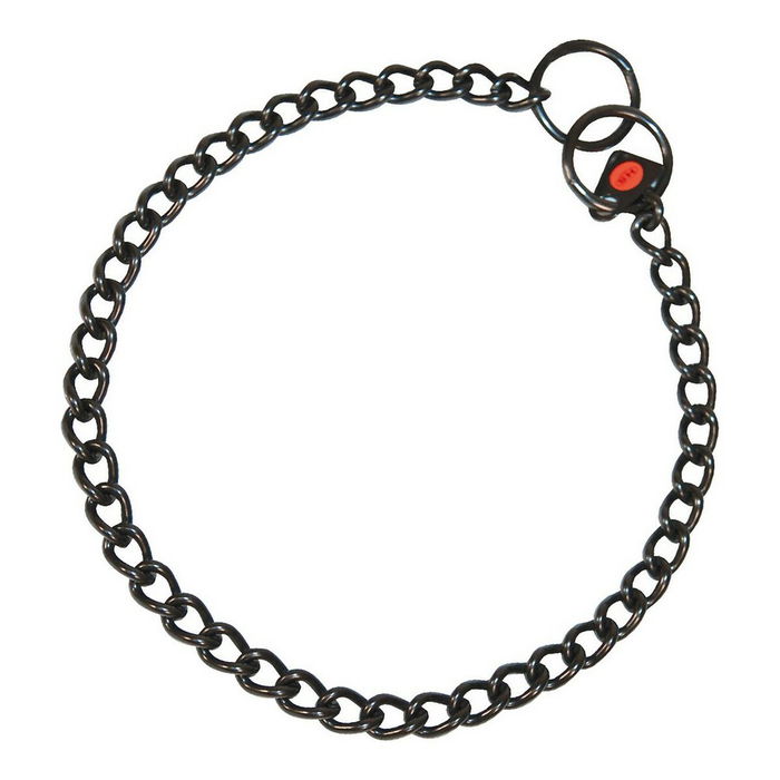 Collier pour Chien Hs Sprenger Noir 2,5 mm Maillons Court (45cm) Collier pour Chien Hs Sprenger Noir 2,5 mm Maillons Court (45cm)