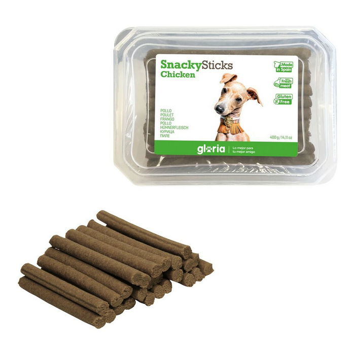 Snack pour chiens Gloria Snackys Sticks Poulet Bars