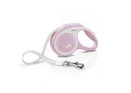 Flexi New Comfort Laisse rétractable Rose avec sangle 3 m XS