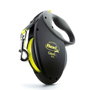 Flexi Laisse enrouleur Neon Giant Noir et jaune, 8 m