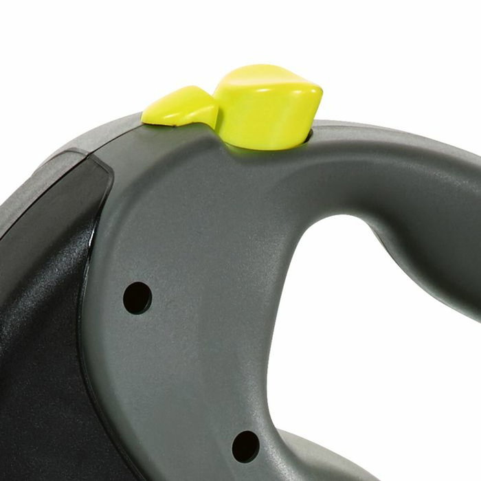 Flexi Laisse enrouleur Neon Giant Noir et jaune, 8 m