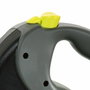 Flexi Laisse enrouleur Neon Giant Noir et jaune, 8 m