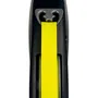 Flexi Laisse enrouleur pour chien Neon Giant GT3-210-S-NEO-12 - Sangle de 8 mètres, résistante jusqu'à 50 kg, système de freinage, boîtier néon jaune et noir