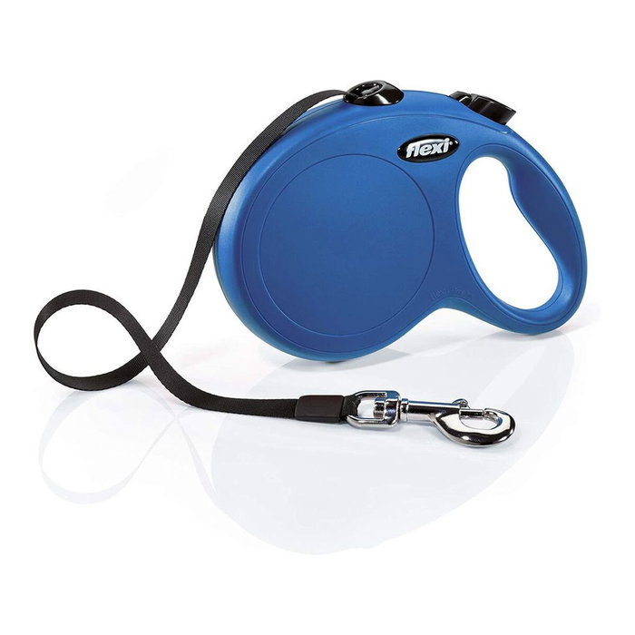 Flexi Laisse New Classic L Tape 8 m Bleu
