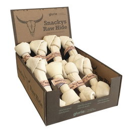 Snack pour chiens Gloria Rawhide Veau Masticable Nœud