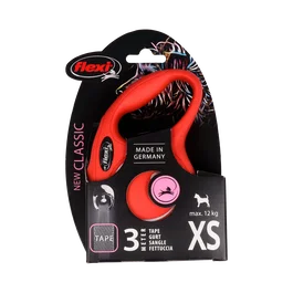 KERBL VET Flexi Classic XS - Corde extensible pour chien, rouge, 3 m, résistance 12 kg