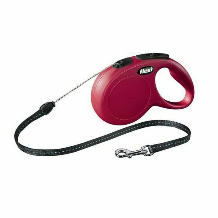 Flexi Laisse enrouleur Classic Cordon S Rouge 5 m