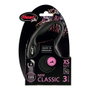 Laisse pour Chien Flexi NEW CLASSIC 3m Noir Taille XS